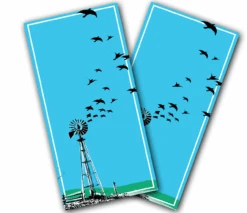 Crop Crows Cornhole Wraps - Set Of 2