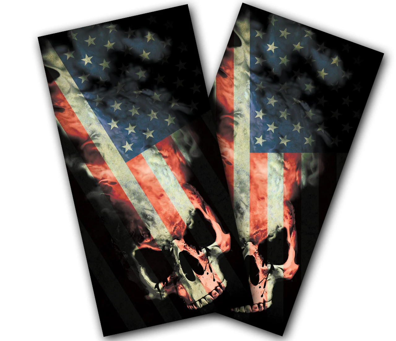 American Skull Cornhole Wraps - Set Of 2