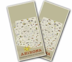 Arizona Poster Cornhole Wraps - Set Of 2