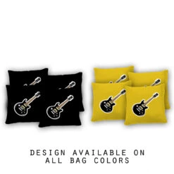 Electric Guitar Cornhole Bags - Set Of 8