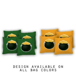Pot Of Gold Cornhole Bags - Set Of 8