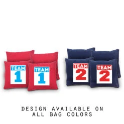 Team Cornhole Bags - Set Of 8