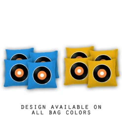 Vinyl Record Cornhole Bags - Set Of 8