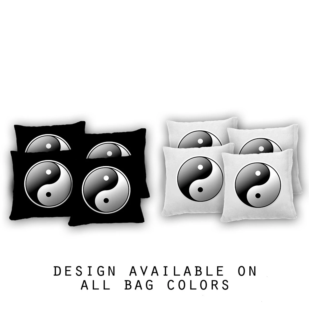 Yin Yang Cornhole Bags - Set Of 8
