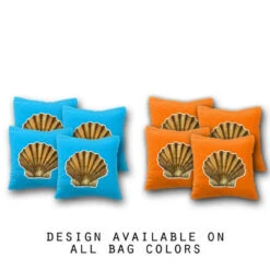 Clamshell Cornhole Bags - Set Of 8