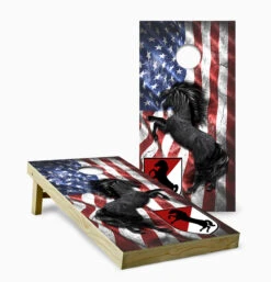 11th Armored Cavalry Regiment Version 3 Cornhole Set With Bags