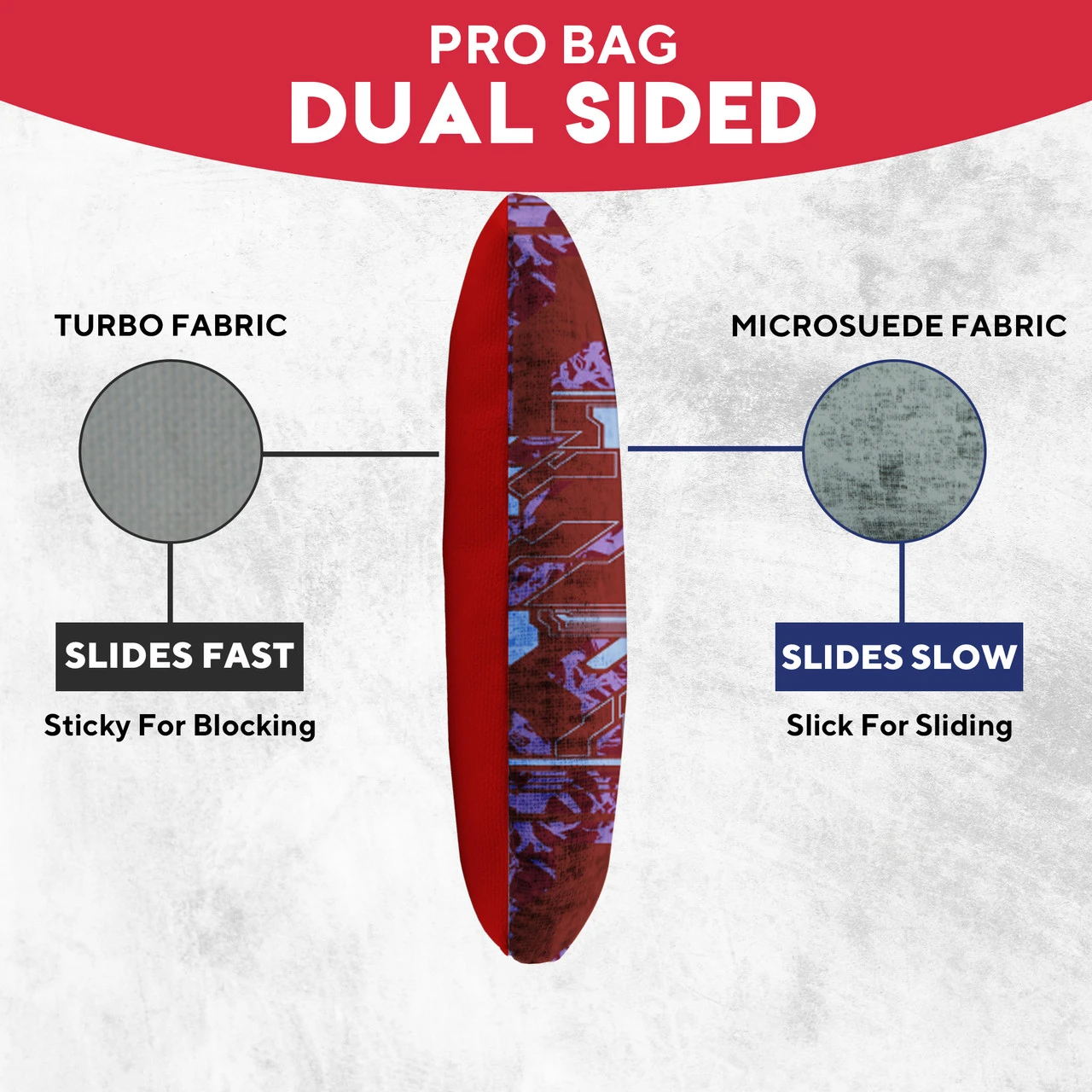 Green Purple Tech Fusion Professional Cornhole Bags - Set Of 8 - Image 3