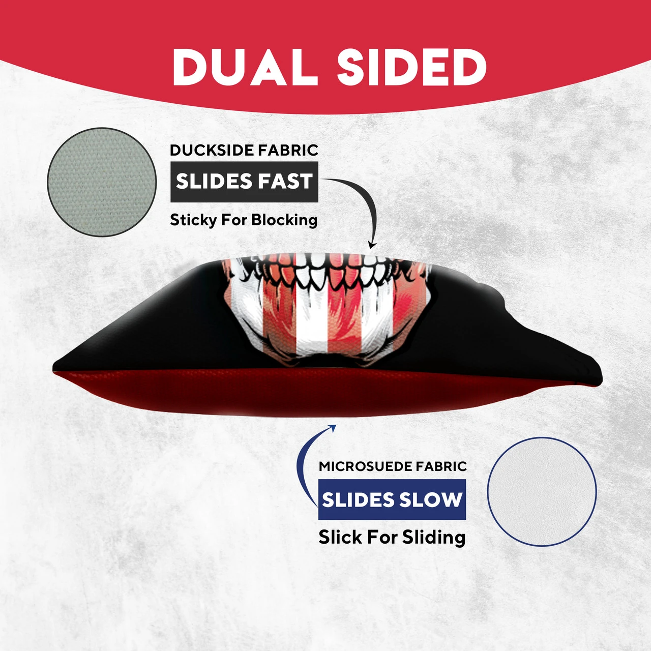 Soldier Flag Skull Tournament Cornhole Bags - Set Of 8 - Image 3