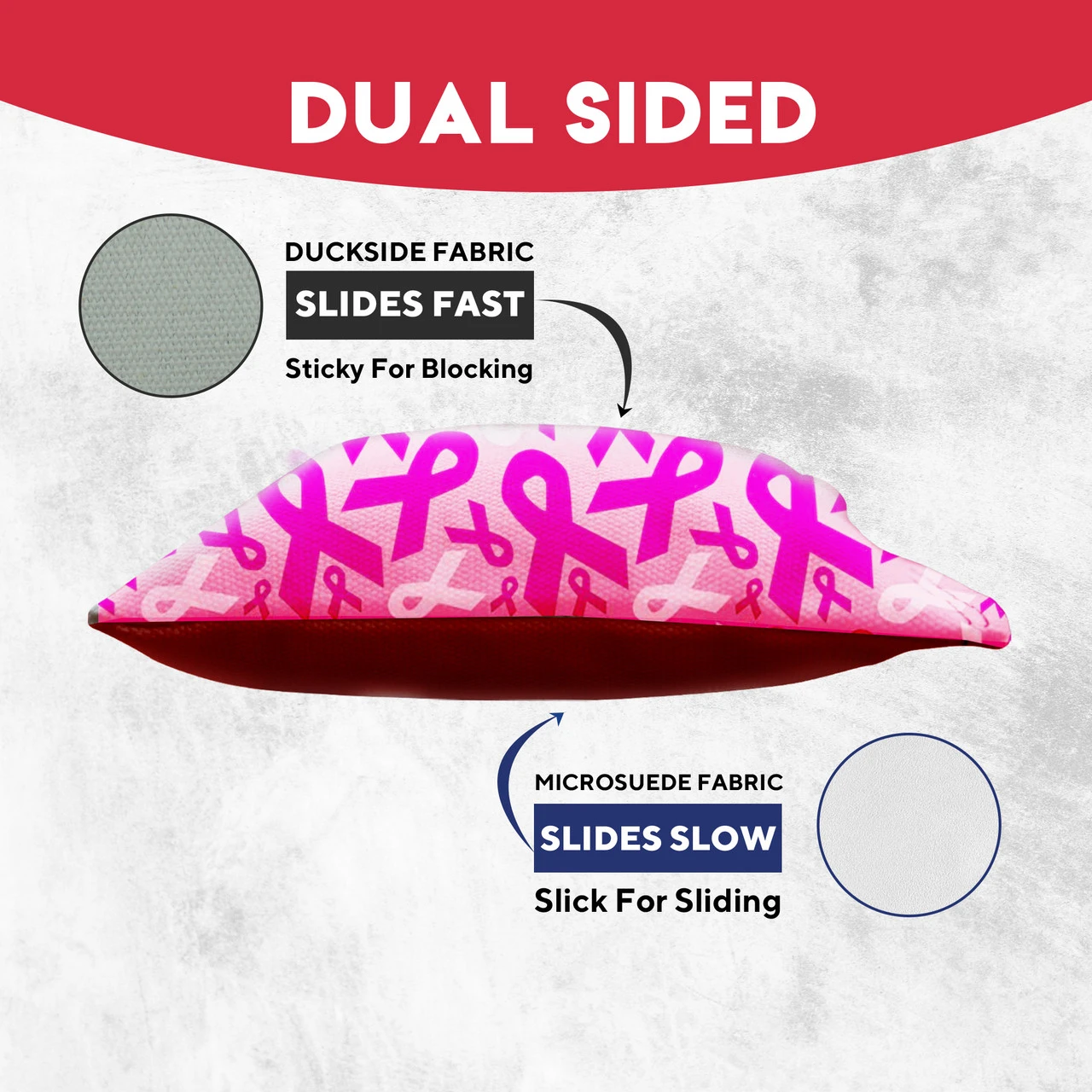 Breast Cancer Tournament Cornhole Bags - Set Of 8 - Image 3