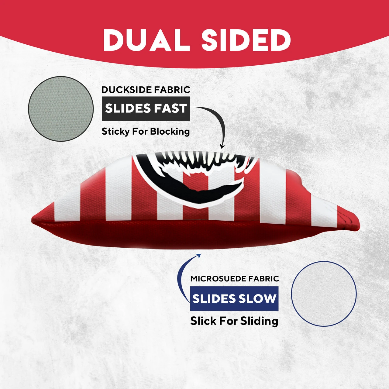 Skull Over Flag Tournament Cornhole Bags - Set Of 8 - Image 3