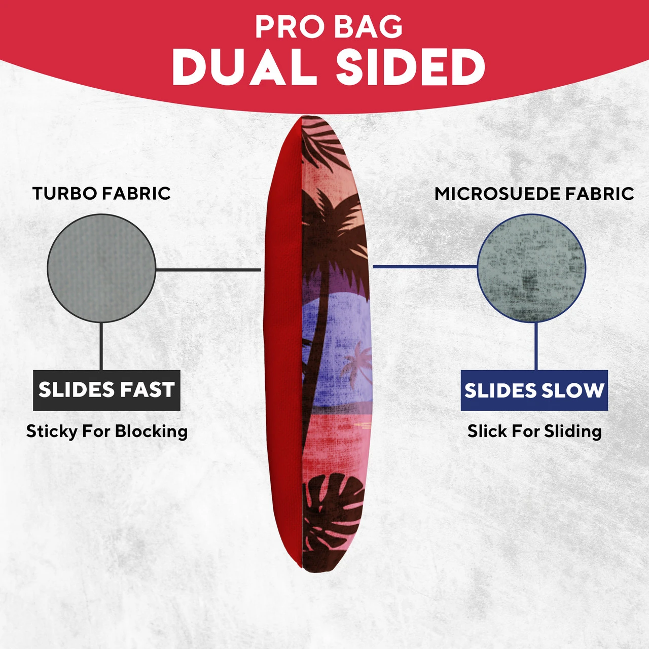 Green Purple Beach Professional Cornhole Bags - Set Of 8 - Image 3