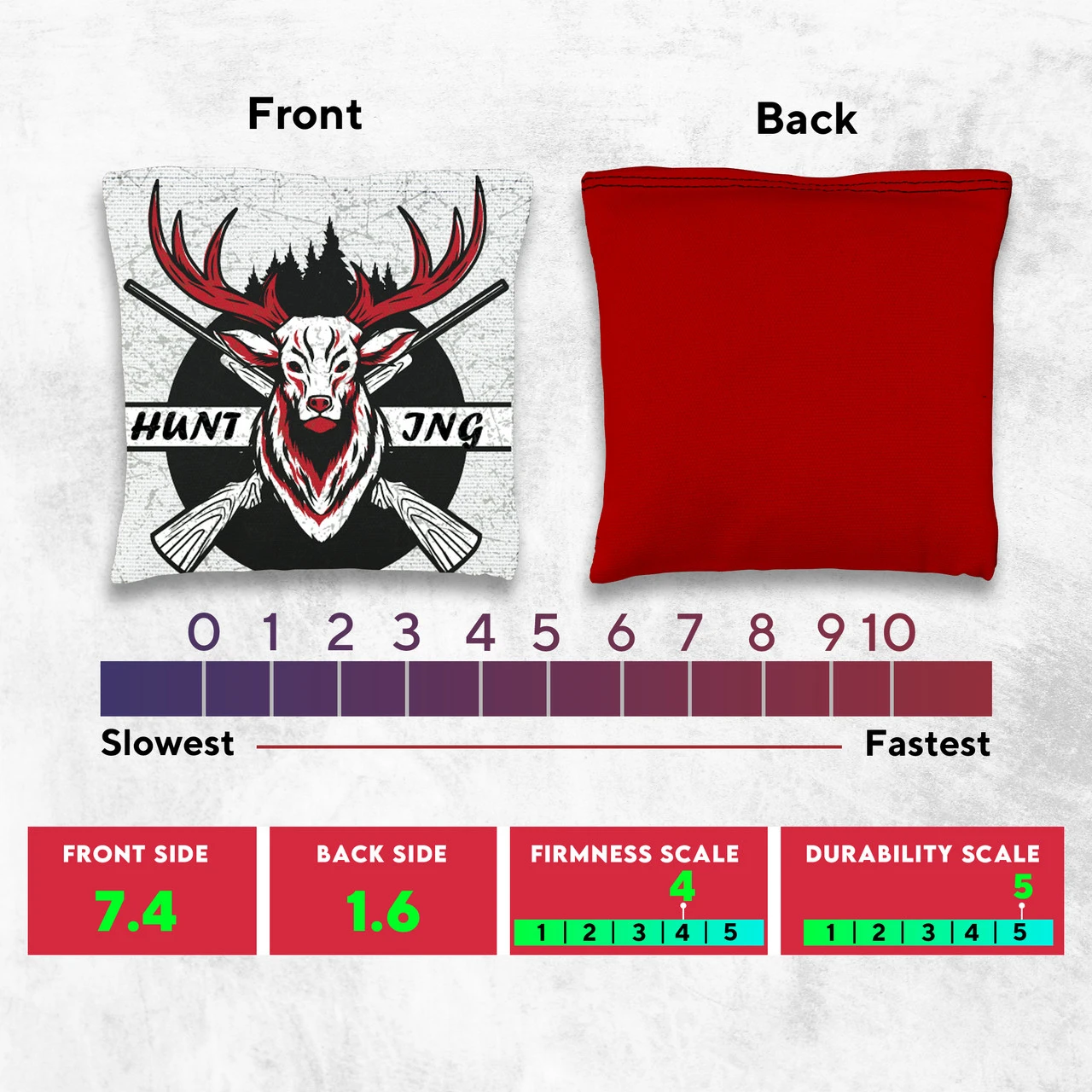 Hunting Jng Tournament Cornhole Bags - Set Of 8 - Image 4