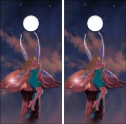 A Fairy's Wish Cornhole Wraps - Set Of 2