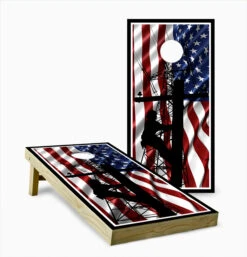 Electrical Lineman Cornhole Set With Bags