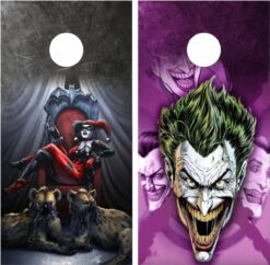 Joker Version 2 Cornhole Wraps - Set Of 2