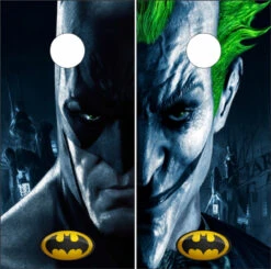 Batman And Joker Cornhole Wraps - Set Of 2