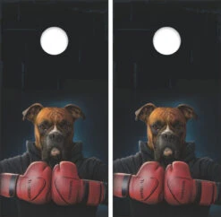 Boxer Cornhole Wraps - Set Of 2