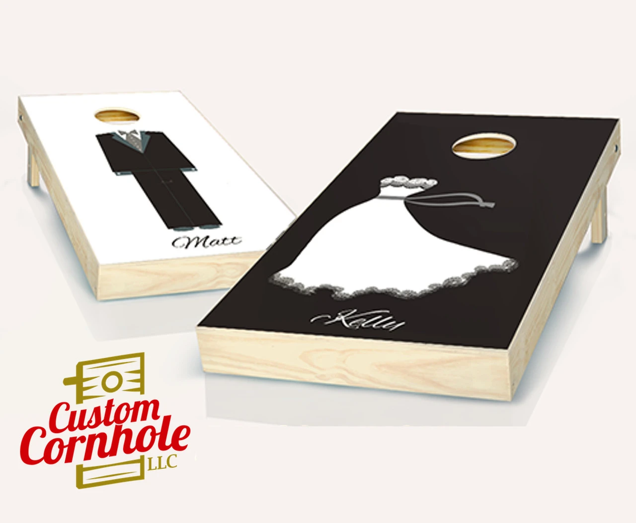 Bride And Groom Set With Bags