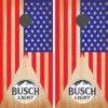 Busch Light Version 4 Cornhole Wraps - Set Of 2