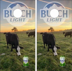 Busch Light Version 6 Cornhole Wraps - Set Of 2