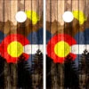 Colorado State Flag Cornhole Wraps - Set Of 2