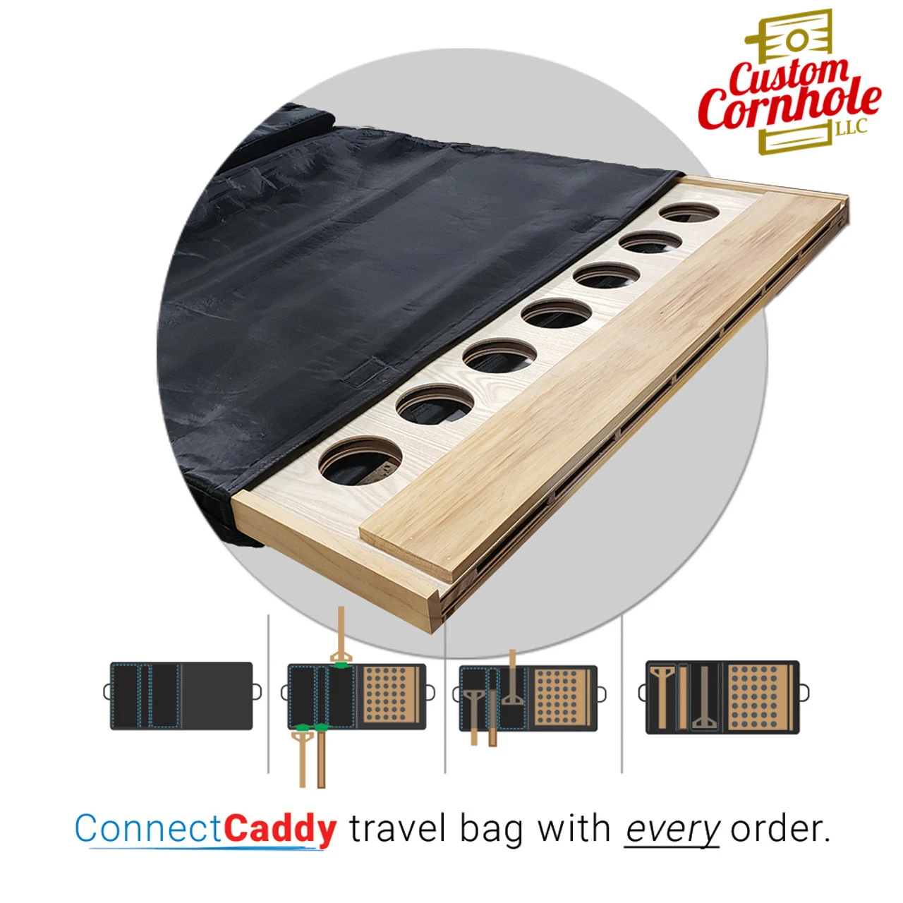 Personalized Bourbon Barrel Giant Connect Four Game - Image 4