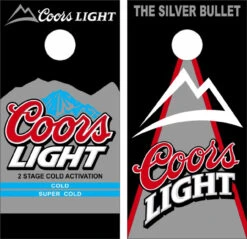 Coors Light Version 5 Cornhole Wraps - Set Of 2