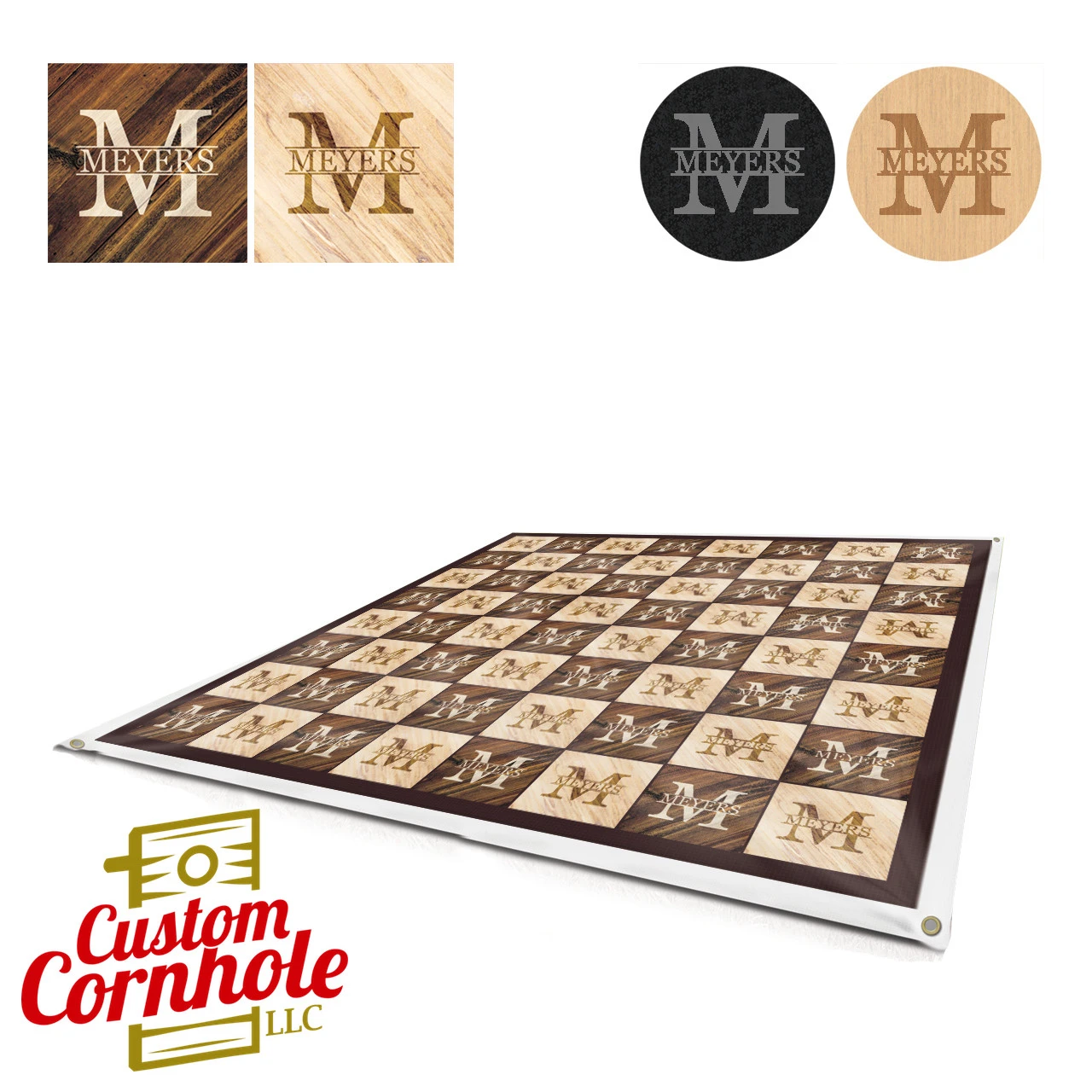 Custom Giant Checkers Game - Image 2