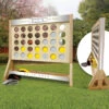 Wedding Name & Date Personalized Giant Connect Four Game