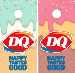 Dairy Queen Cornhole Wraps - Set Of 2