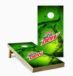 Diet Mountain Dew Version 3 Cornhole Set With Bags