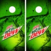 Diet Mountain Dew Version 3 Cornhole Wraps - Set Of 2