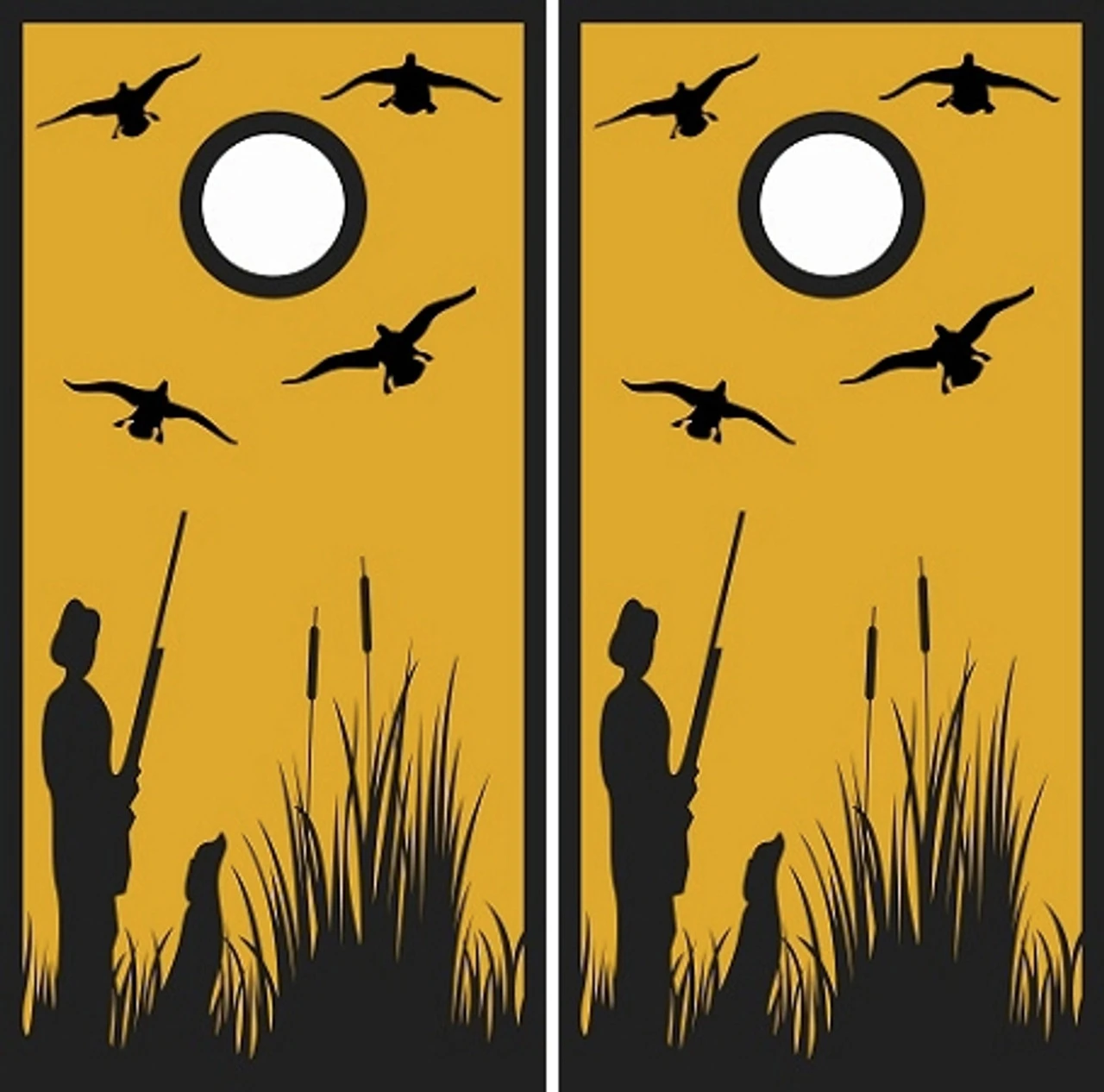 Duck Hunter Cornhole Wraps - Set Of 2