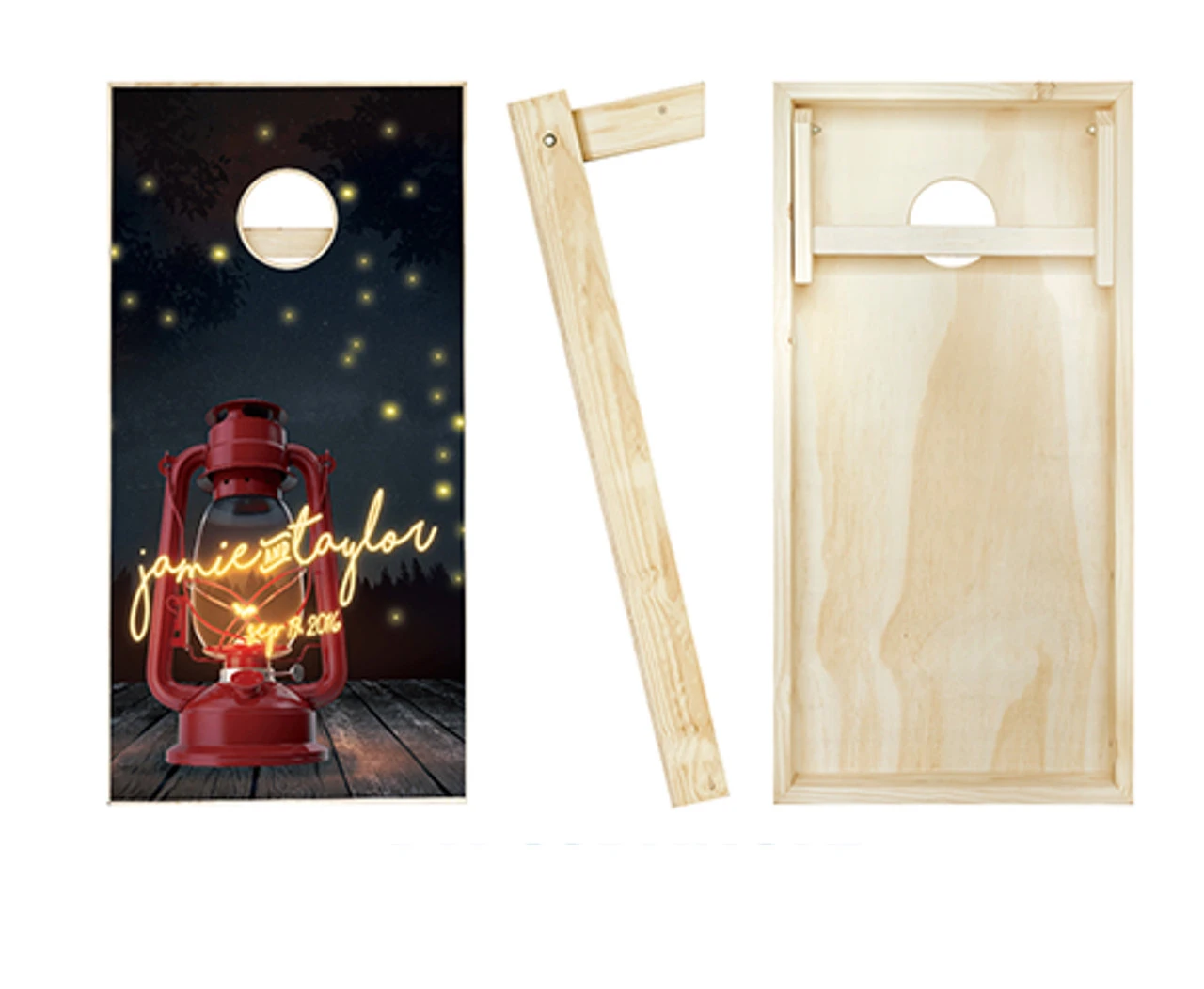 Firefly Forest Wedding Cornhole Set With Bags - Image 2