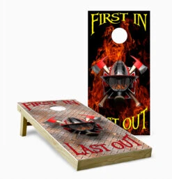 First In Last Out Cornhole Set With Bags