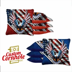 Flying Eagle Tournament Cornhole Bags - Set Of 8