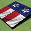 Waving Texas Flag Cornhole Set With Bags