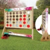 Watercolor Wedding Personalized Giant Connect Four Game