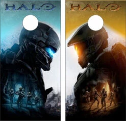 Halo Cornhole Wraps - Set Of 2
