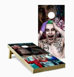 Joker Harley Quinn Suicide Squad Cornhole Set With Bags