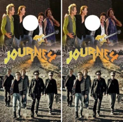 Journey Cornhole Wraps - Set Of 2