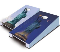 Let Freedom Ring Tabletop Cornhole Set With Bags