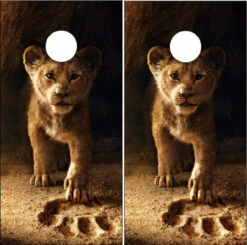 The Lion King Cornhole Wraps - Set Of 2