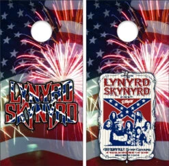 Lynyrd Skynyrd Version 4 Cornhole Wraps - Set Of 2