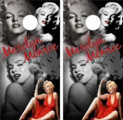 Marilyn Monroe Cornhole Wraps - Set Of 2