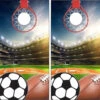 Sports Cornhole Wraps - Set Of 2