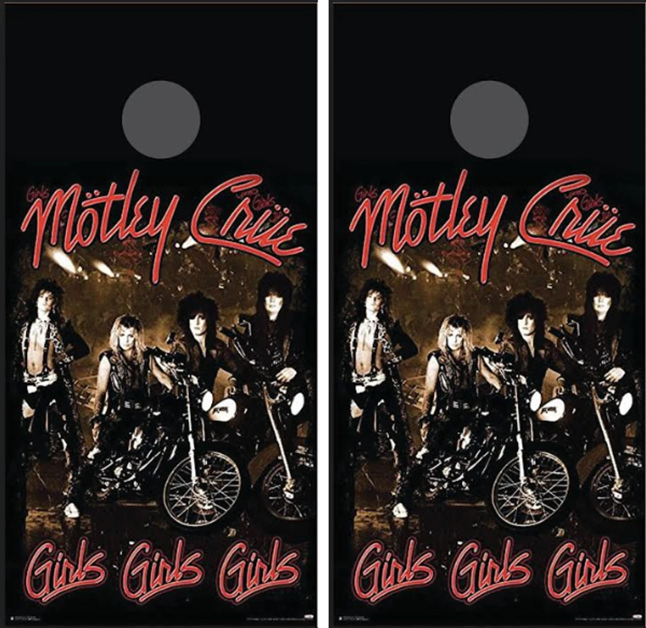 Motley Crue Cornhole Wraps - Set Of 2