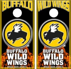 Buffalo Wild Wings Cornhole Wraps - Set Of 2