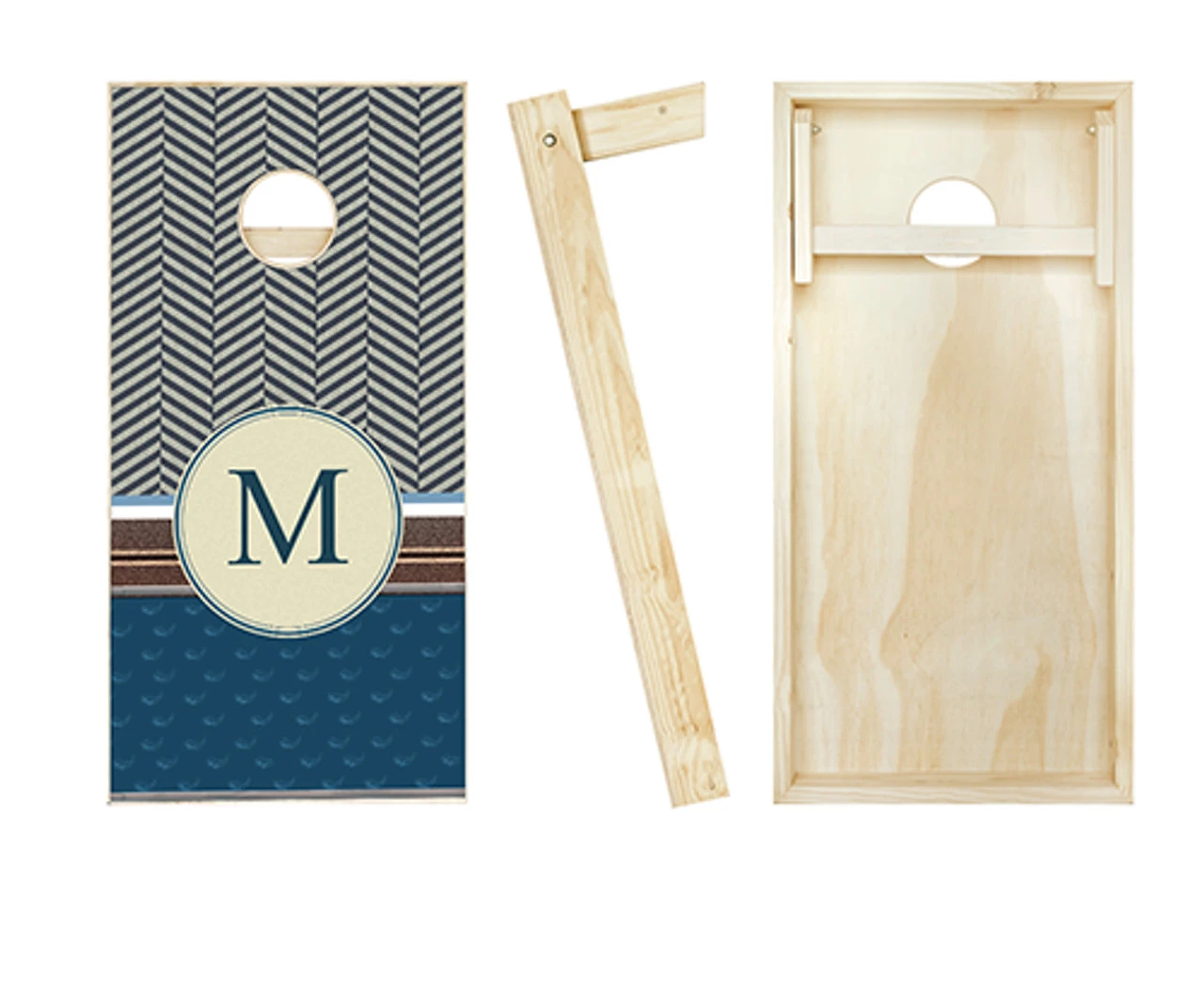 Paisley Stroll Monogram Cornhole Set With Bags - Image 2