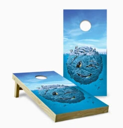 Penguin Wink Cornhole Set With Bags